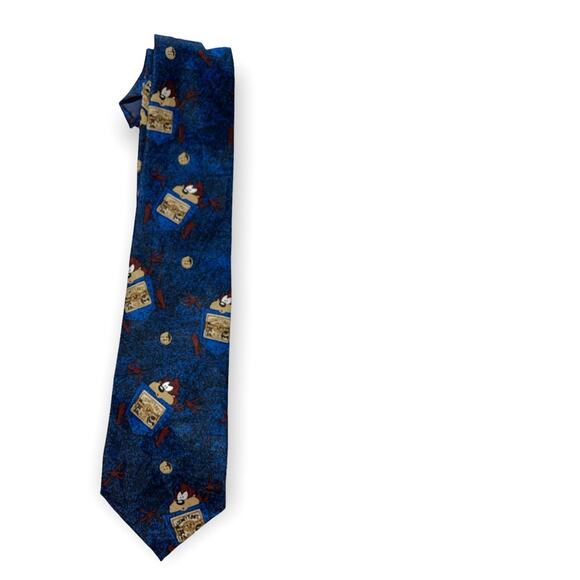 Taz looney tones tie blue black - Picture 8 of 8